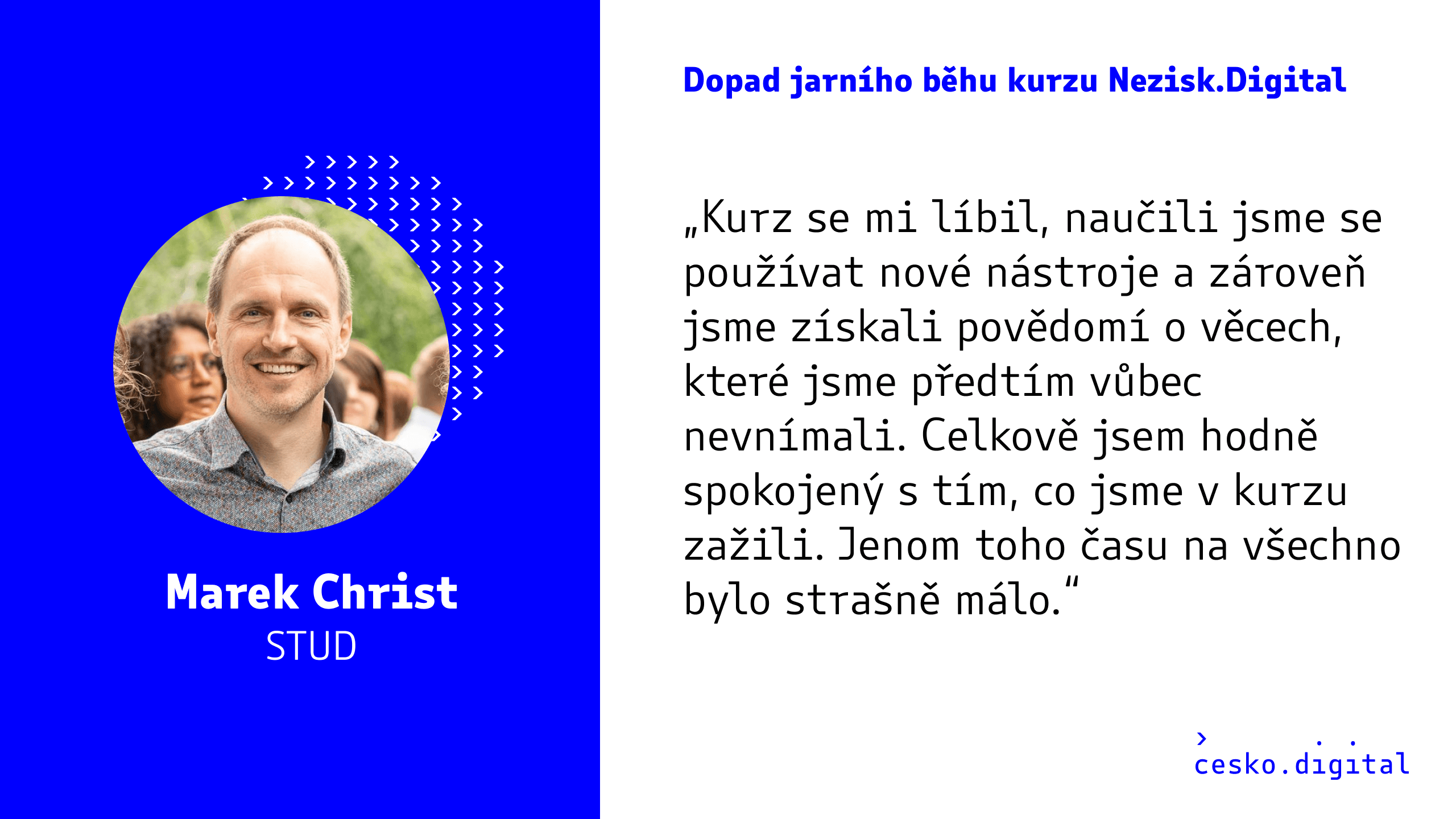 Co říkají účastníci kurzu